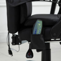 Massage Bürostuhl mit 7 Massagepunkte mit Fussstütze