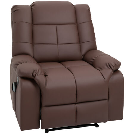 Massagesessel BigBUDDY Fernsehsessel mit Liegefunktion Braun