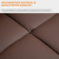 Massagesessel BigBUDDY Fernsehsessel mit Liegefunktion Braun