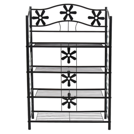 Metall Regal ~ 4 Böden Höhe 90cm