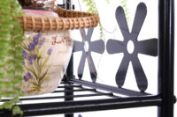 Metall Regal ~ 4 Böden Höhe 90cm