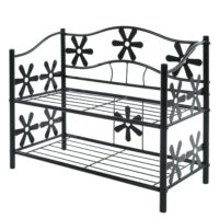 Metall Regal Genf ~ 2 Böden Höhe 50cm