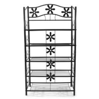 Metall Regal Genf ~ 5 Böden Höhe 112cm