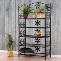 Metall Regal Genf ~ 5 Böden Höhe 112cm