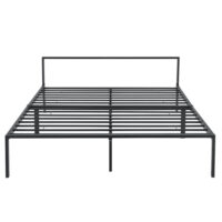 Metallbett Imatra 160x200cm mit Kaltschaummatratze Schwarz