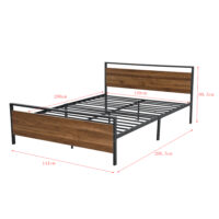 Metallbett Finse 140x200cm