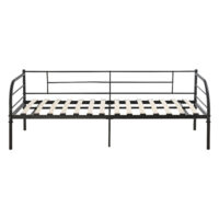 Tagesbett Falun 90x200cm mit Matratze Schwarz