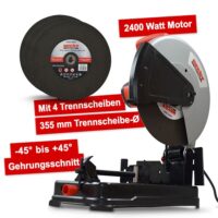 Metallkreissäge Metalltrennsäge Kappsäge 2400W