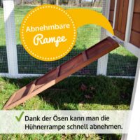 Mobiler Hühnerstall Hühnerhaus mit Freilaufgehege