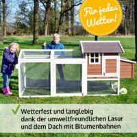 Mobiler Hühnerstall Hühnerhaus mit Freilaufgehege