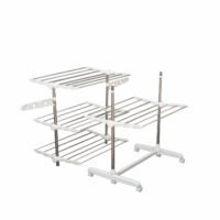 Mobiler Wäscheständer klappbar mit 4 Ebenen