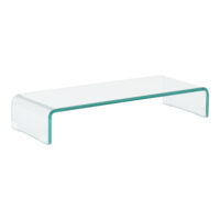 Monitorerhöhung Pretoria 70x30x13 cm Glas Transparent