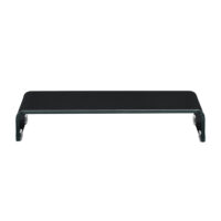 Monitorerhöhung Pretoria 70x30x13 cm Glas Schwarz