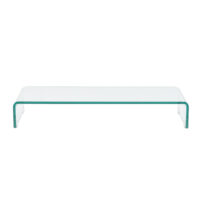 Monitorerhöhung Pretoria 80x30x13 cm Glas Transparent