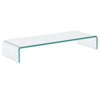 Monitorerhöhung Pretoria 80x30x13 cm Glas Transparent