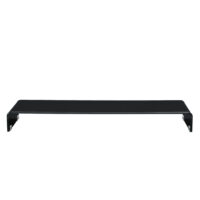 Monitorerhöhung Prestoria 90x30x13 cm Glas Schwarz