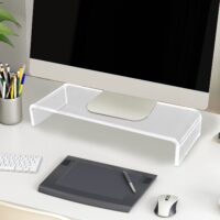 Monitorständer Monitorerhöhung Bildschirmständer aus Acrylglas