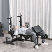 Multifunktion Hantelbank Trainingsbank mit Langhantel-Ablage