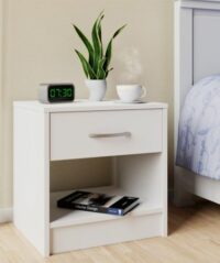 Nachttisch 35 x 40 x 50 cm weiss