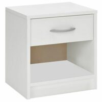 Nachttisch 35 x 40 x 50 cm weiss