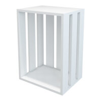 Beistelltisch Rønde 43x64x33cm Weiss