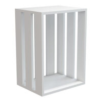 Beistelltisch Rønde 43x64x33cm Weiss