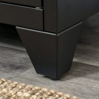 Nachttisch Industrial Stahl Container 40x40x50cm schwarz