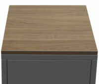 Nachttisch Industrial Stahl JAM-L84 63x40x40cm grau