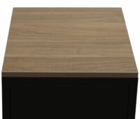 Nachttisch Industrial Stahl JAM-L84 63x40x40cm schwarz