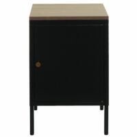 Nachttisch Industrial Stahl JAM-L84 63x40x40cm schwarz