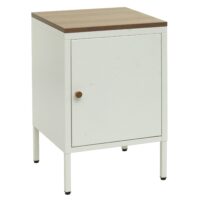 Nachttisch Industrial Stahl JAM-L84 63x40x40cm weiss