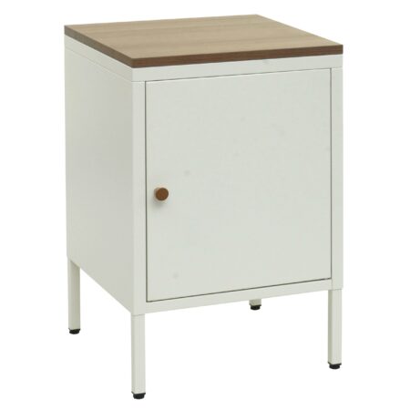 Nachttisch Industrial Stahl JAM-L84 63x40x40cm weiss