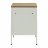 Nachttisch Industrial Stahl JAM-L84 63x40x40cm weiss