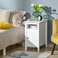 Nachttisch Kommode Landhaus weiss 36x55x64cm