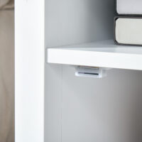 Nachttisch Kommode Landhaus weiss 36x55x64cm