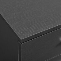 Nachttisch Jette 45x50x34 cm 3 Schubladen Grau