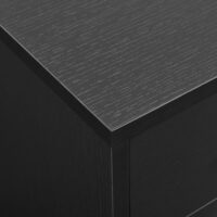 Nachttisch Jette 38x37x34 cm 2 Schubladen Grau