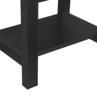 Nachttisch 40 x 29.7 x 41.5 cm Schwarz