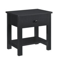 Nachttisch 40 x 29.7 x 41.5 cm Schwarz