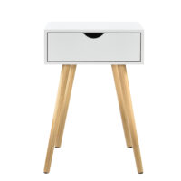 Nachttisch Sörby 60x40x30 cm mit Schublade Weiss