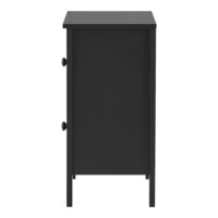 Beistelltisch Urjala Nachttisch 52x27x25cm Kaffeetisch Schwarz