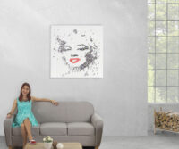 Ölgemälde Marilyn handgemaltes Ölbild ~ 100x100cm