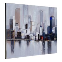 Ölgemälde Skyline New York 100% handgemaltes Ölbild ~ 120x90cm
