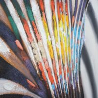 Ölgemälde Zebrakopf 100% handgemaltes Ölbild ~ 120x90cm