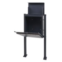 Paketkasten JAM-K41 Paketbox Briefkasten Metall verzinkt anthrazit-Edelstahl