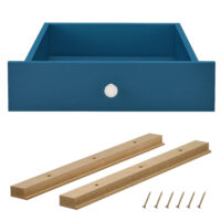 4x Schubladen für Europaletten-Möbeln DIY-Set Türkis