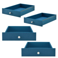 4x Schubladen für Europaletten-Möbeln DIY-Set Türkis