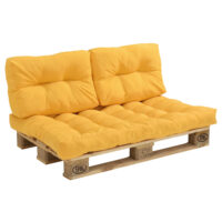 Sitzkissen für Palettenmöbel Comfy 80x120x12 cm Senfgelb