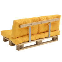 Sitzkissen für Palettenmöbel Comfy 80x120x12 cm Senfgelb
