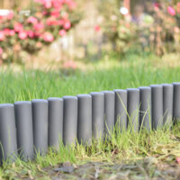 Palisade Espot 10er Set Beetumrandung 270cm Dunkelgrau